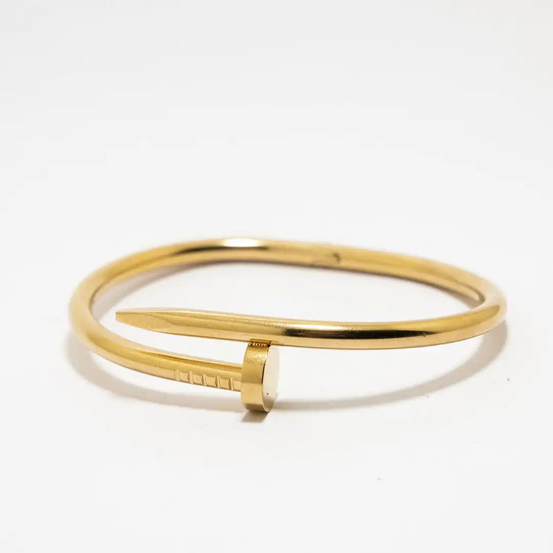 Gold Nail Bracelet