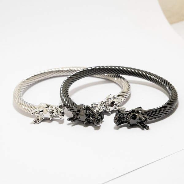 Twin Dragon Bracelet